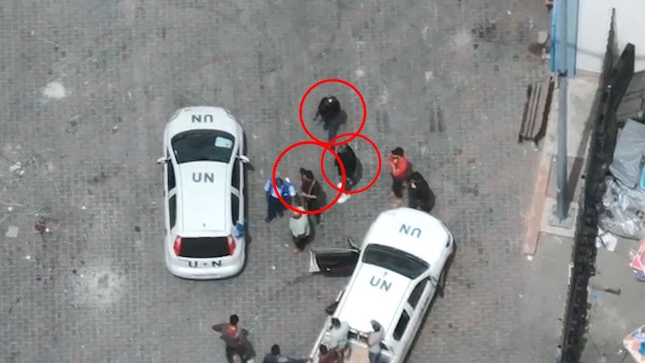 IDF releases drone footage purportedly showing Hamas combatants in UN compound [Video]