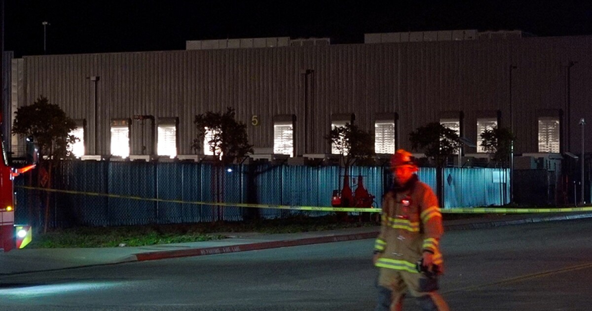 Fire at Otay Mesa lithium battery storage facility flares up [Video]