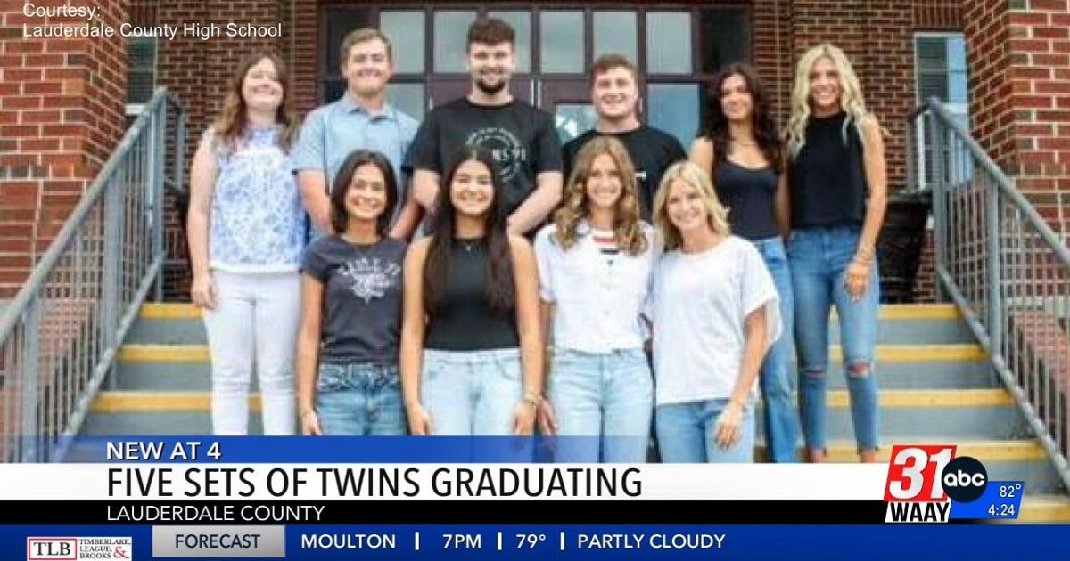 Five sets of twins set to graduate in the Shoals | Video