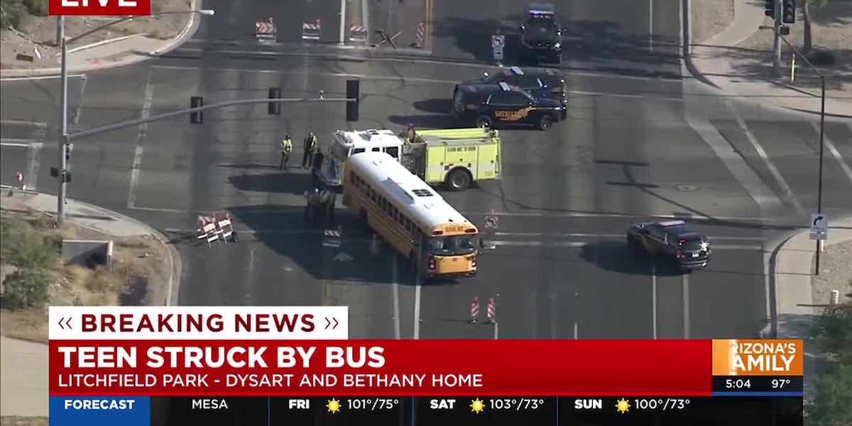 Teen hit by bus in Arizona [Video]