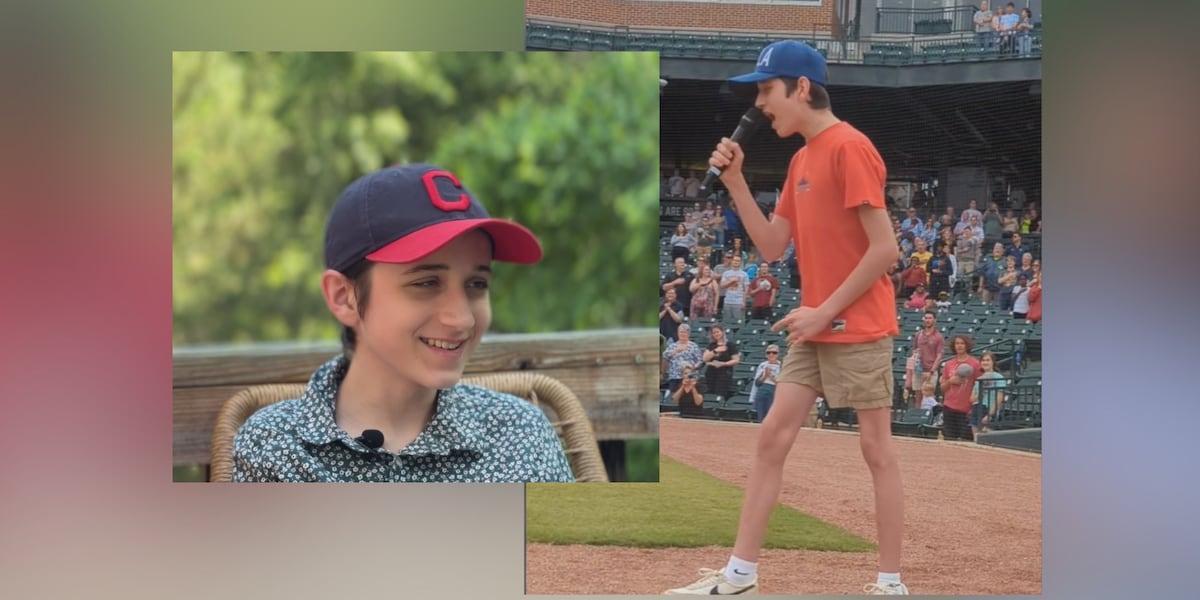 13-year-old with disability stuns audience while singing National Anthem at Minor League Baseball game [Video]