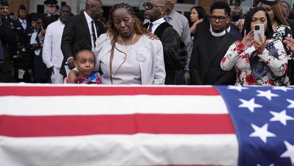 Hundreds pack funeral for Roger Fortson, the Black airman killed in his home by a Florida deputy [Video]
