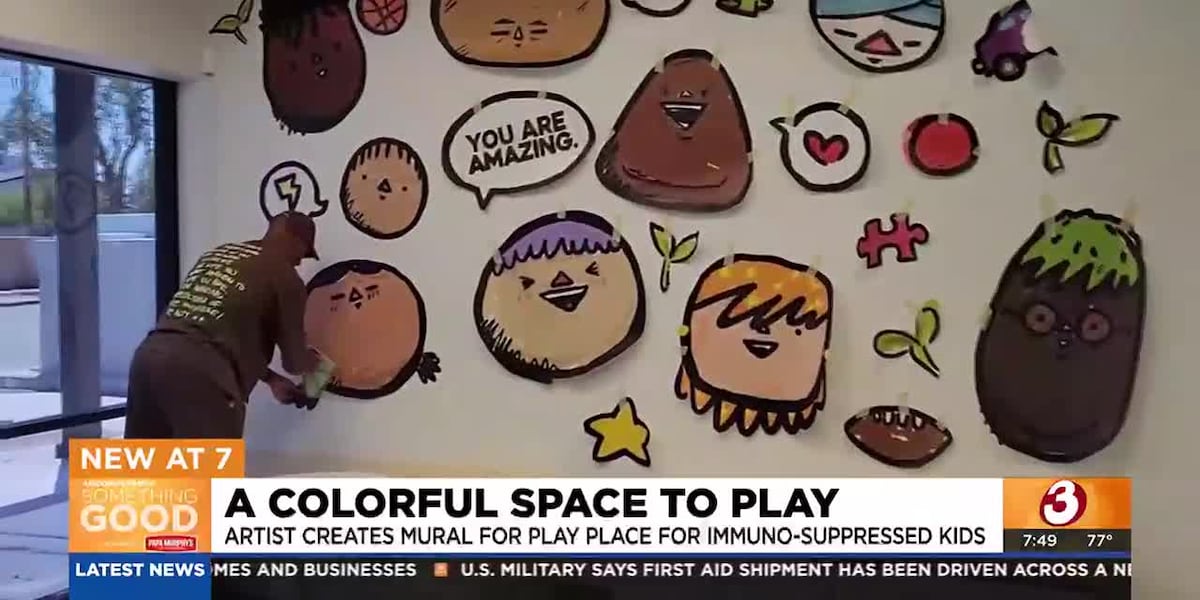 Arizona artist creates mural for immunosuppressed kids [Video]