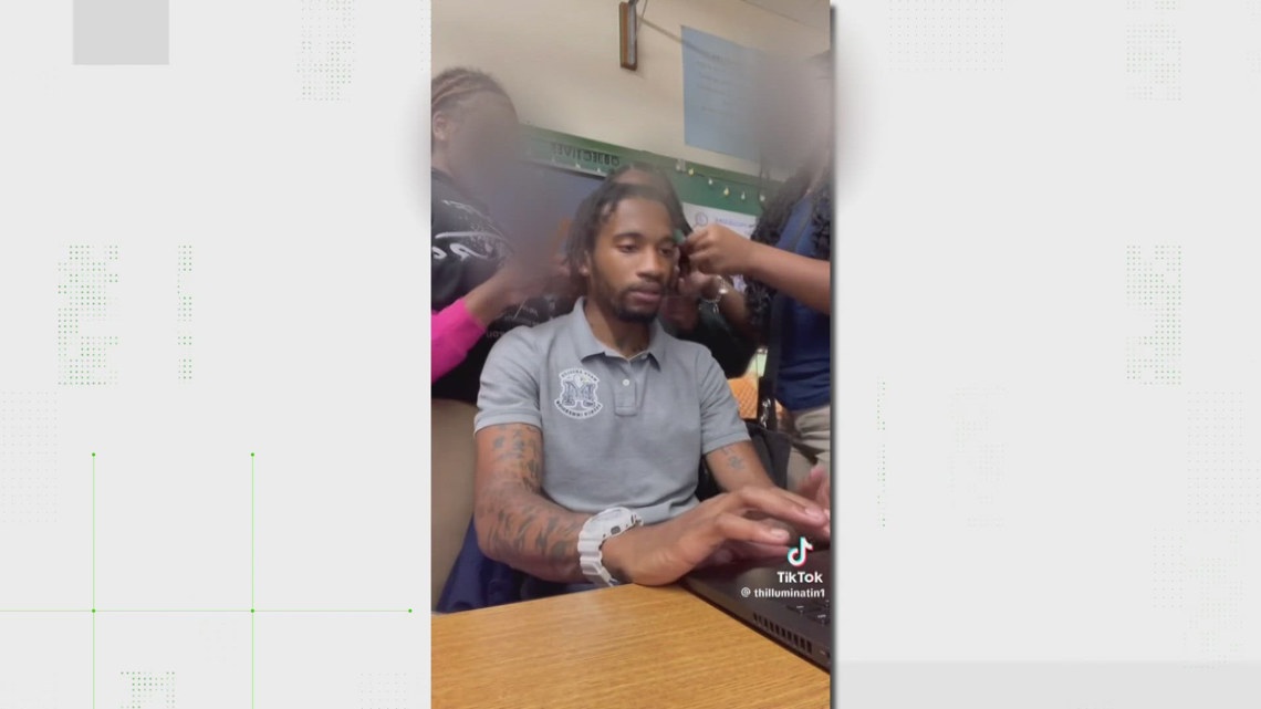 MD teacher ‘reassigned’ for video of students unbraiding his hair