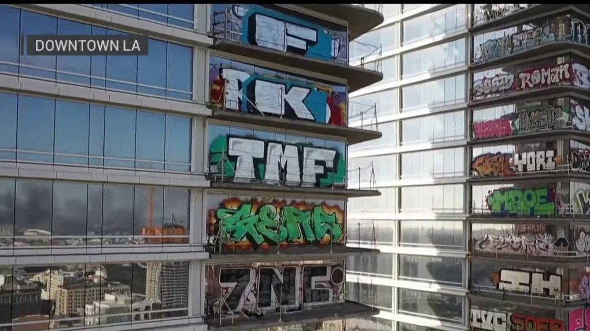 Billionaire Rick Caruso weighs in on LAs Graffiti Towers  NBC Los Angeles [Video]