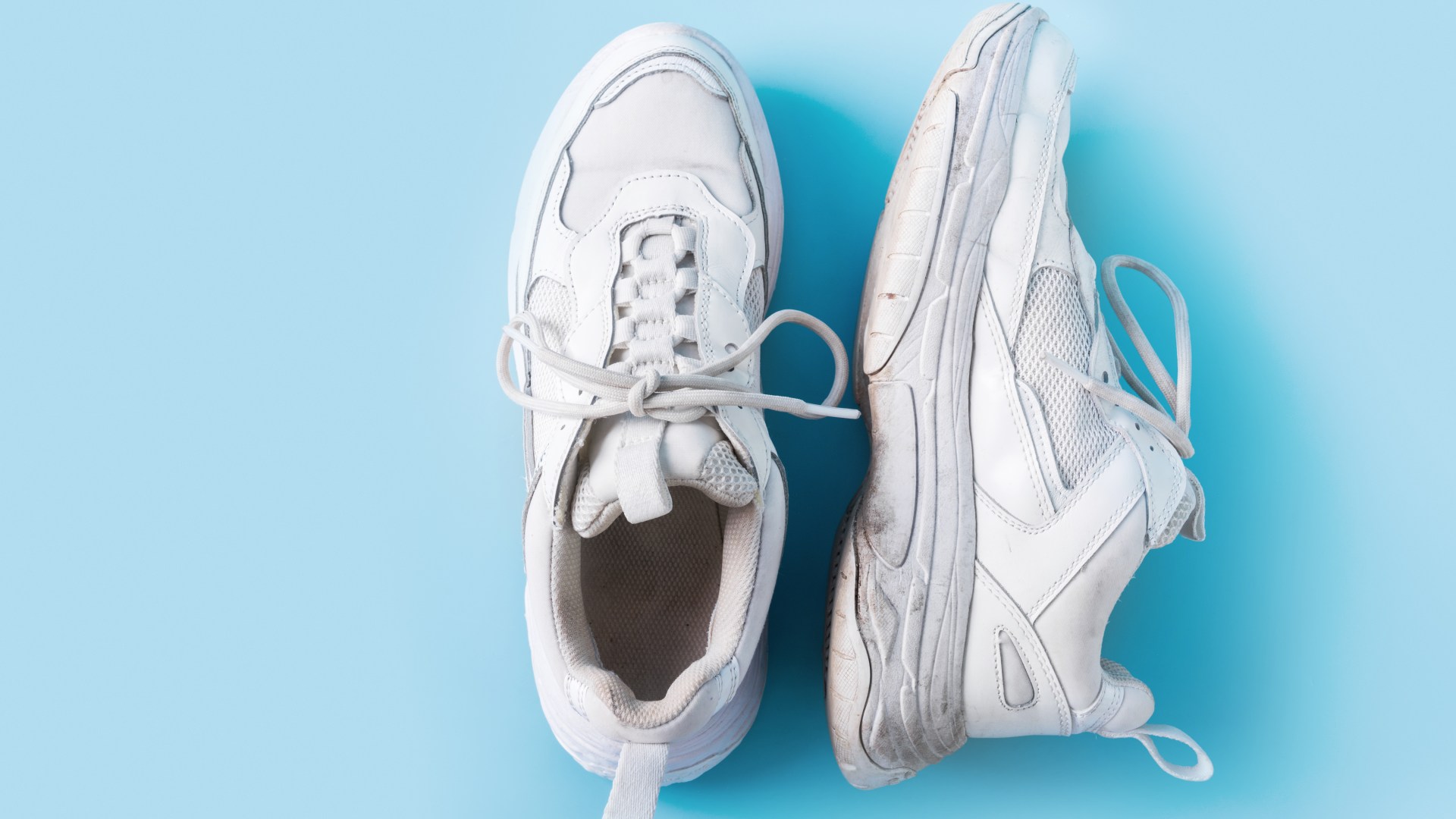 Im a cleaning whizz - my easy toothbrush hack will get your filthy white trainers looking brand new again for summer [Video]
