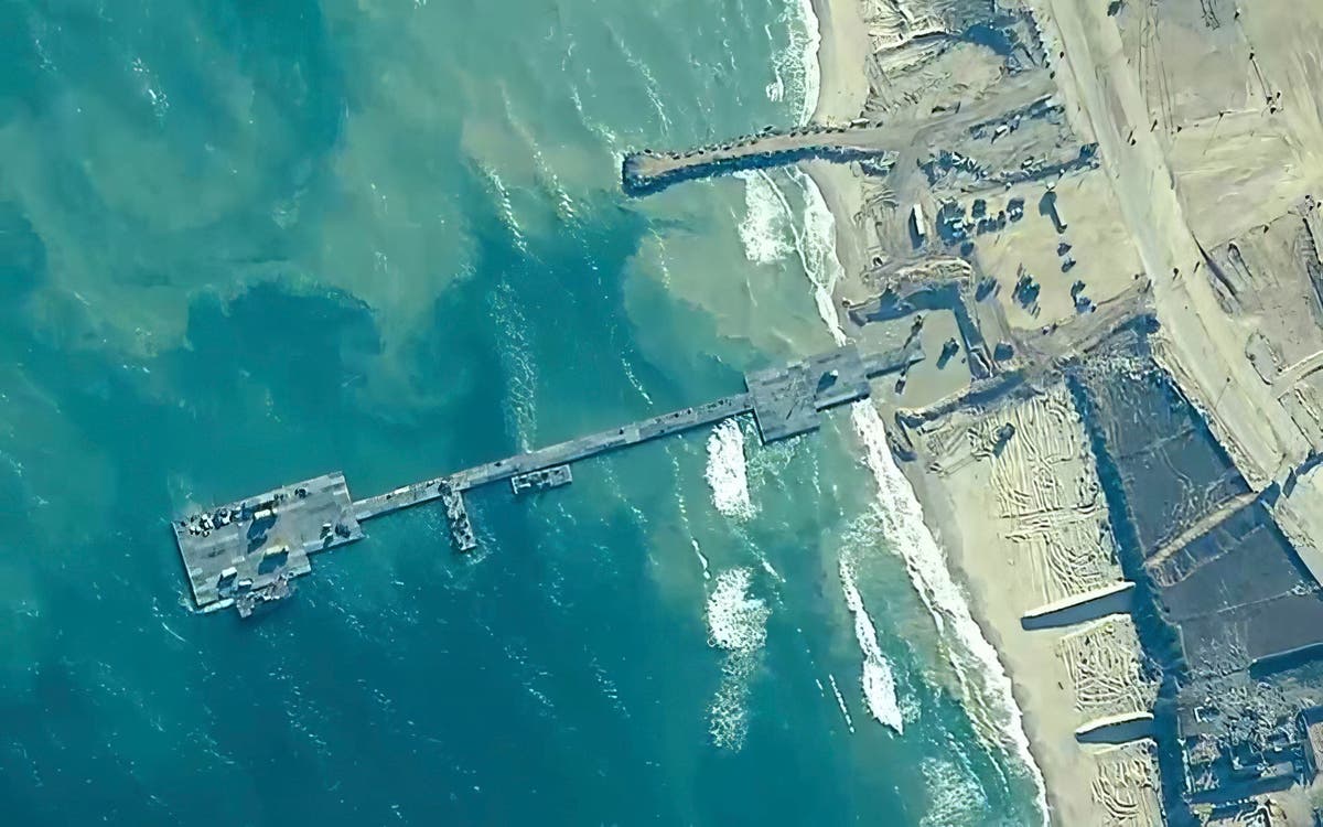 Watch as aid arrives in Gaza via US-built floating pier [Video]