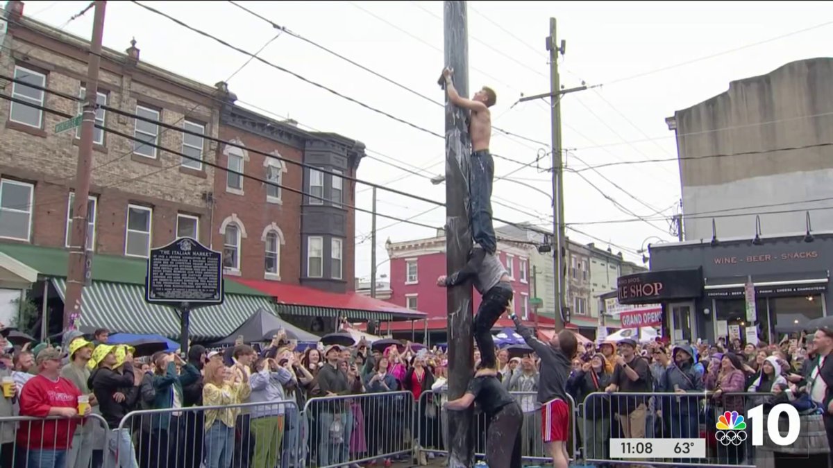 Italian Market Festival brings back the tradition of climbing the greased pole  NBC10 Philadelphia [Video]