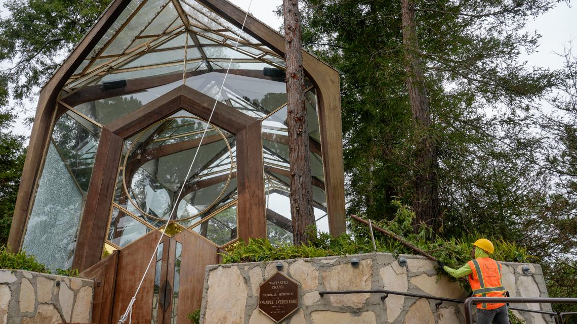 Iconic Wayfarers Chapel is closing down due to a landslide [Video]