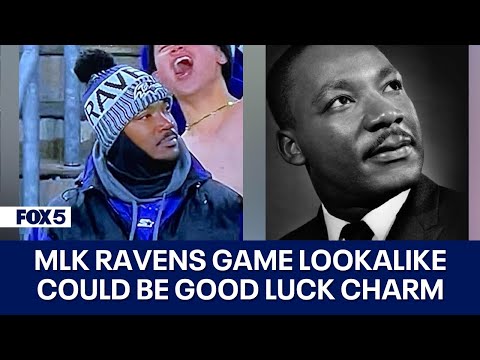 MLK lookalike at Ravens Game: Wardell Roberts may be team’s good luck charm [Video]