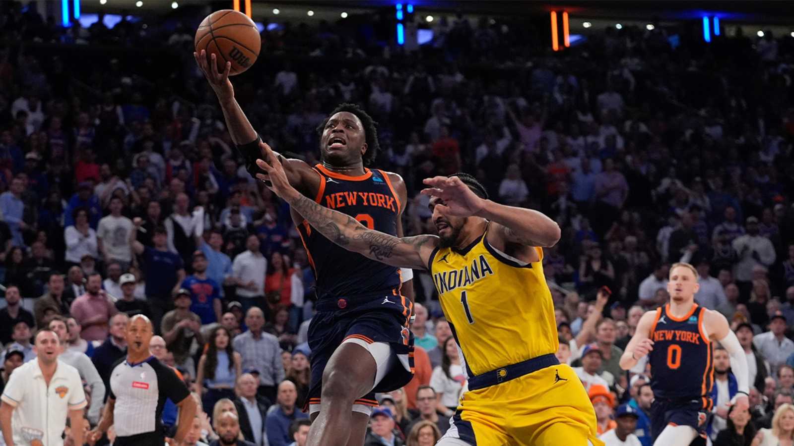 New York Knicks try to advance in the NBA playoffs in Game 7 against Indiana Pacers [Video]