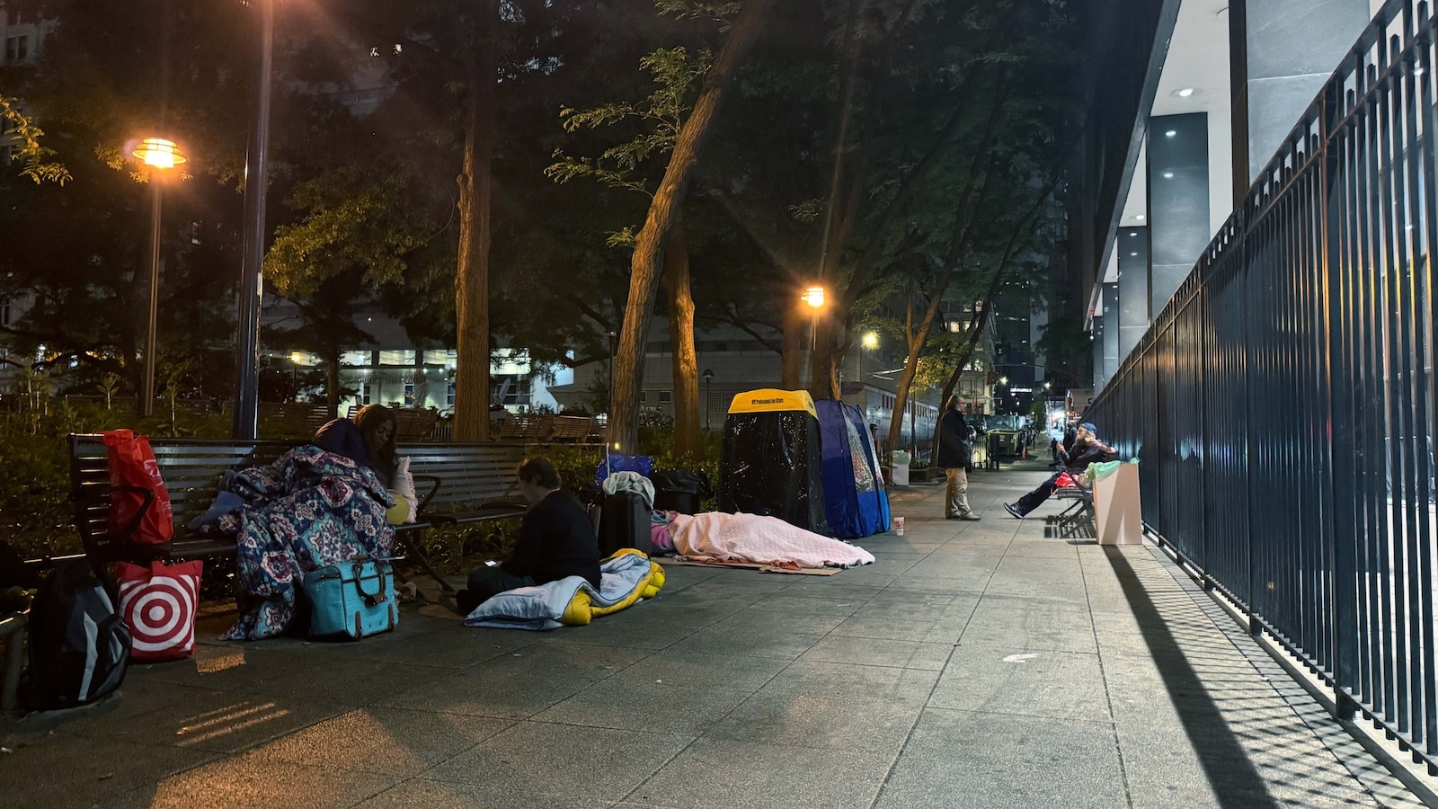 Meet some of the New Yorkers waiting overnight to get a seat at the Trump trial [Video]