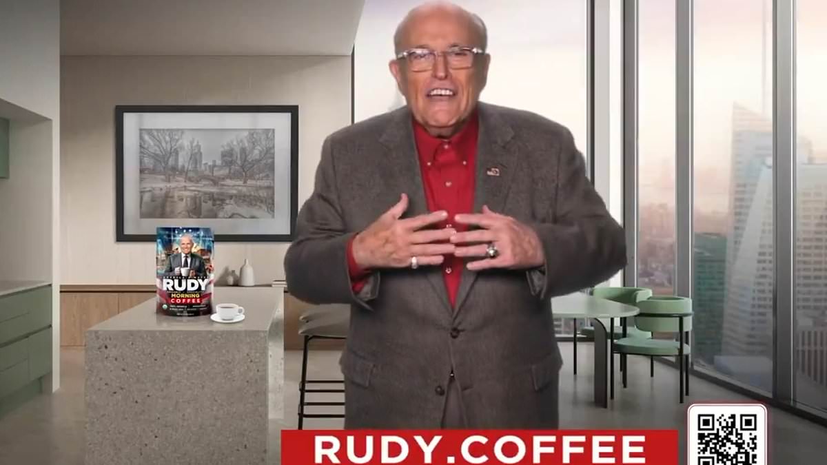 Cash-strapped Rudy Giuliani launches coffee brand to try to make a buck amid bankruptcy case [Video]