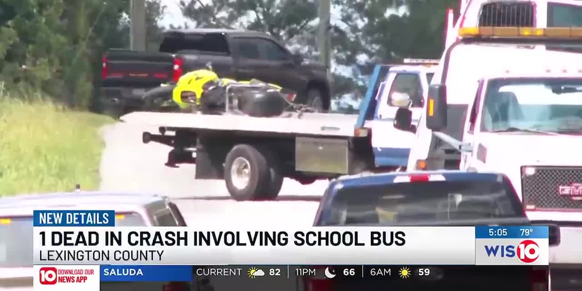 West Columbia man arrested after deadly crash involving Lexington County school bus, motorcycle [Video]