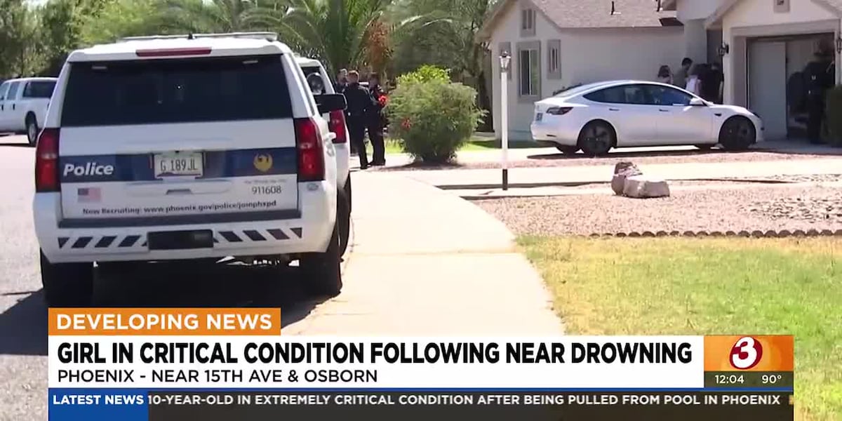 11-year-old girl hospitalized after near drowning in Phoenix [Video]