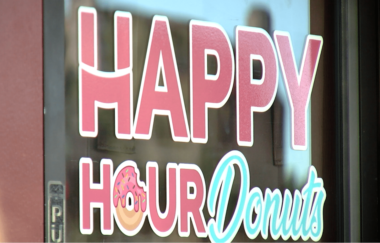 Happy Hour Donuts grand opening hits a sweet spot [Video]