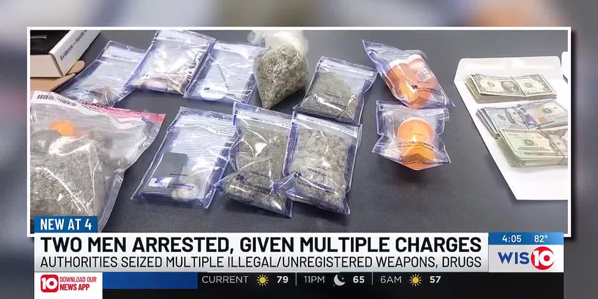 2 men arrested, charged with various drug charges in Orangeburg [Video]