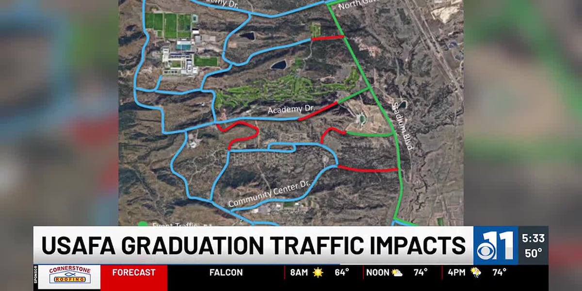 WATCH: USAFA graduation traffic impacts [Video]