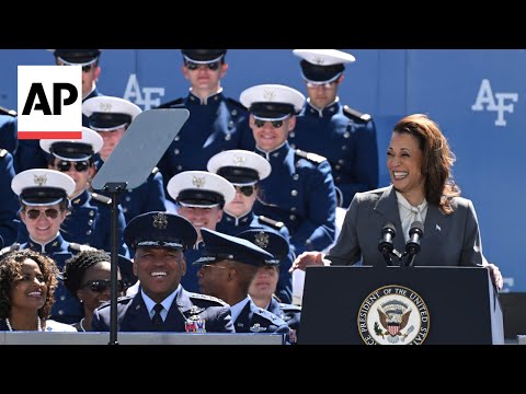 Kamala Harris addresses US Air Force Academy graduates [Video]