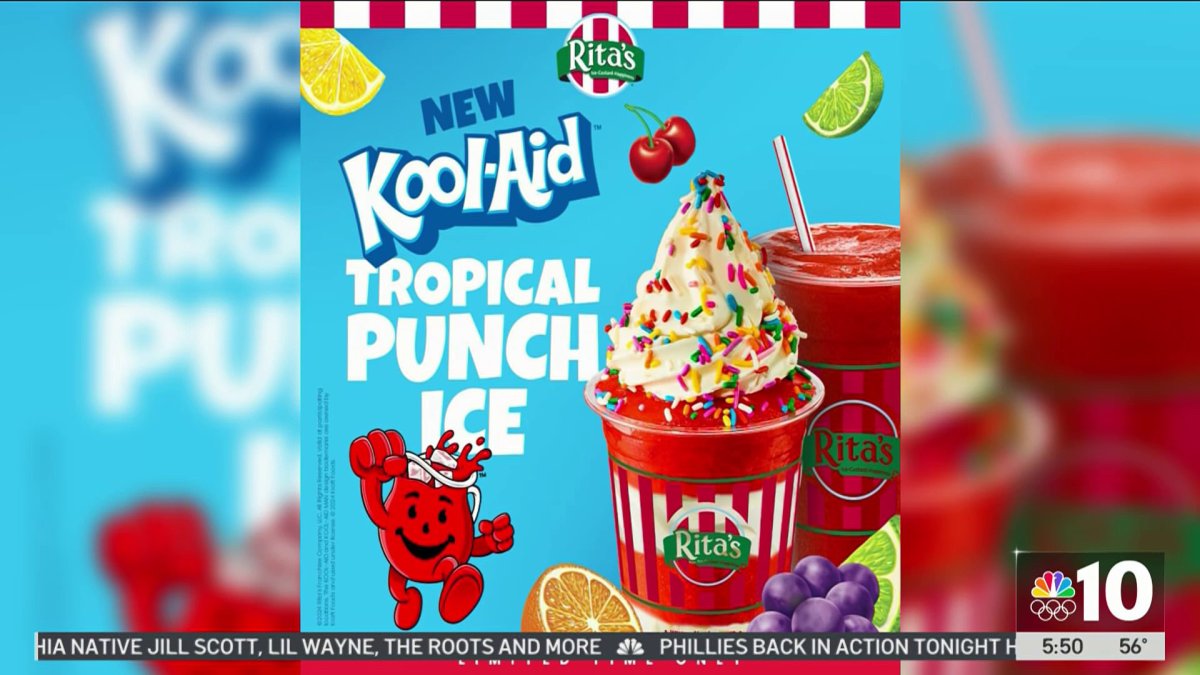 Ritas new water ice flavor packs a Tropical Punch for summer  NBC10 Philadelphia [Video]