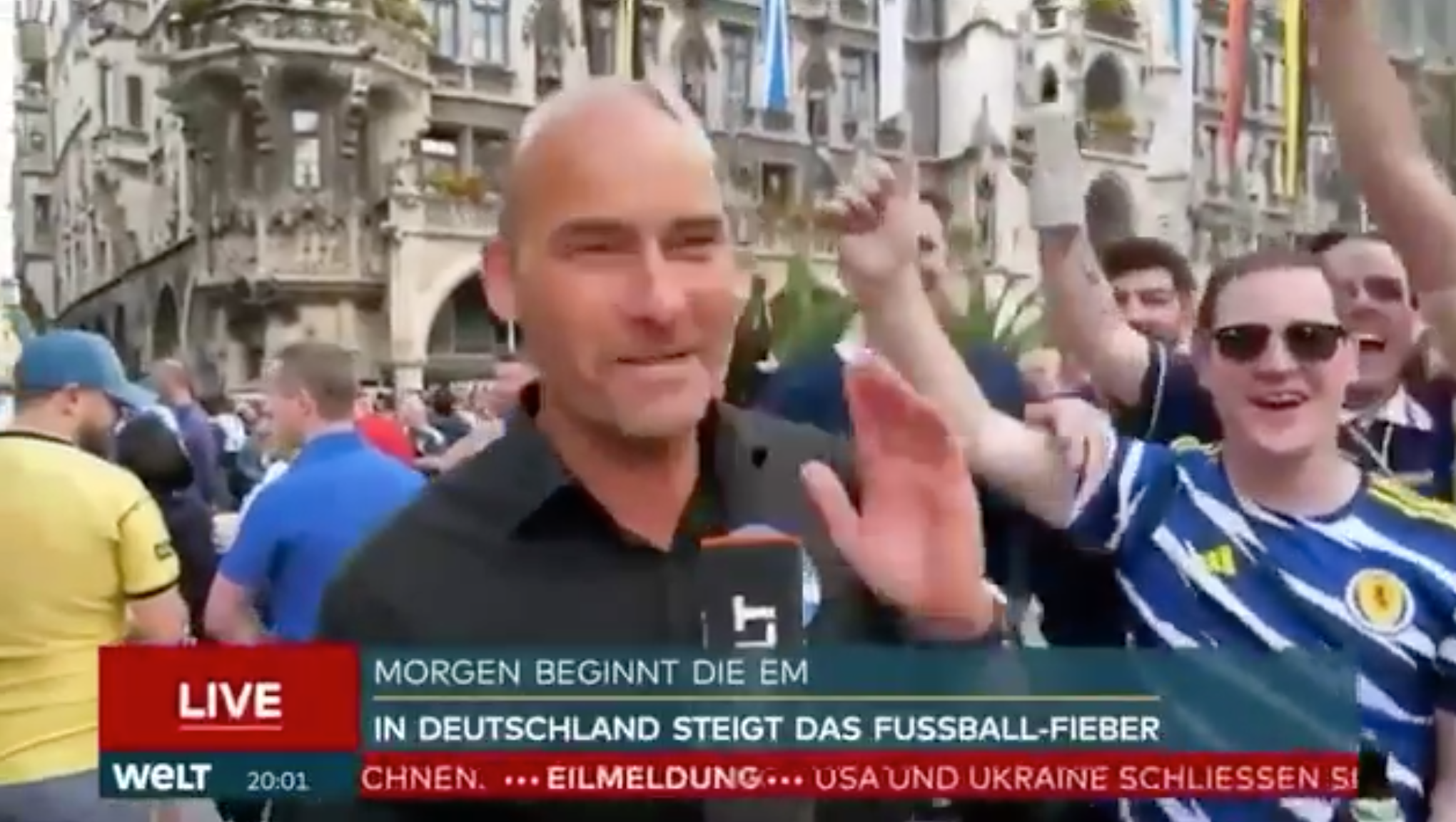 NSFW: German Reporter SHOCKED By Scottish Football Fans Full Monty Kilt Reveal on Live TV [Video]