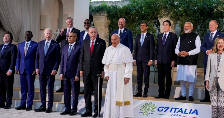 G7 leaders pledge action against foreign interference – National [Video]
