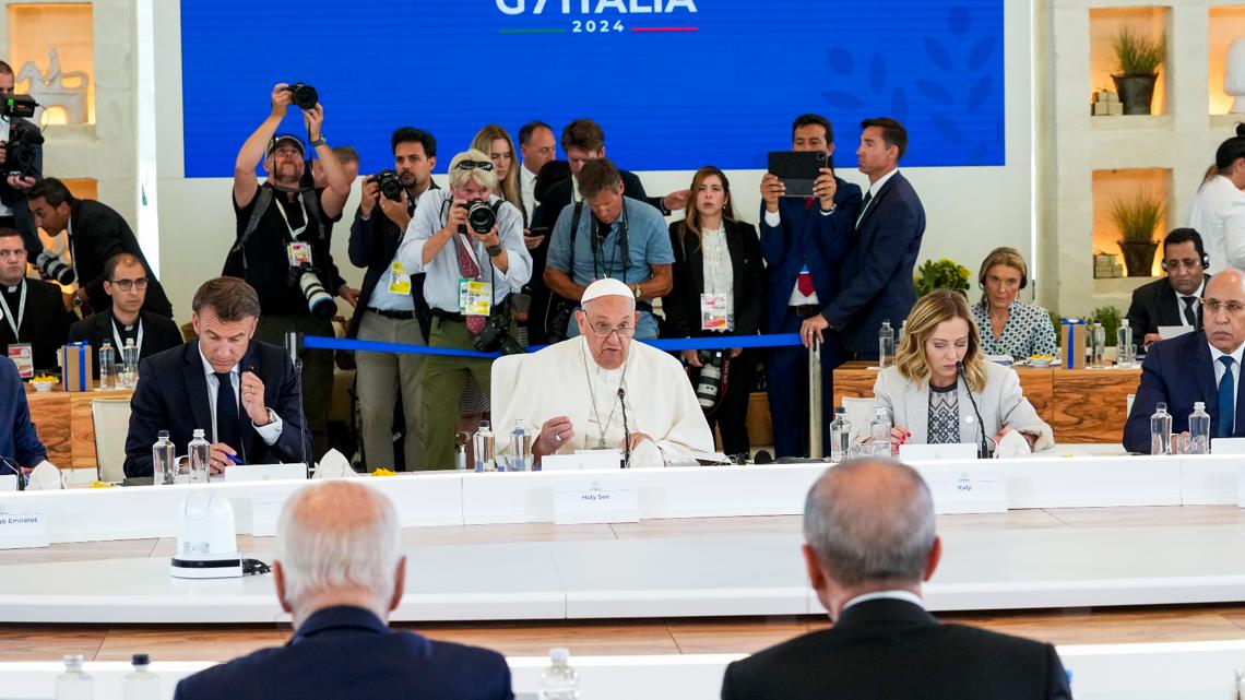 Pope raises alarm about AI during address to G7 summit [Video]