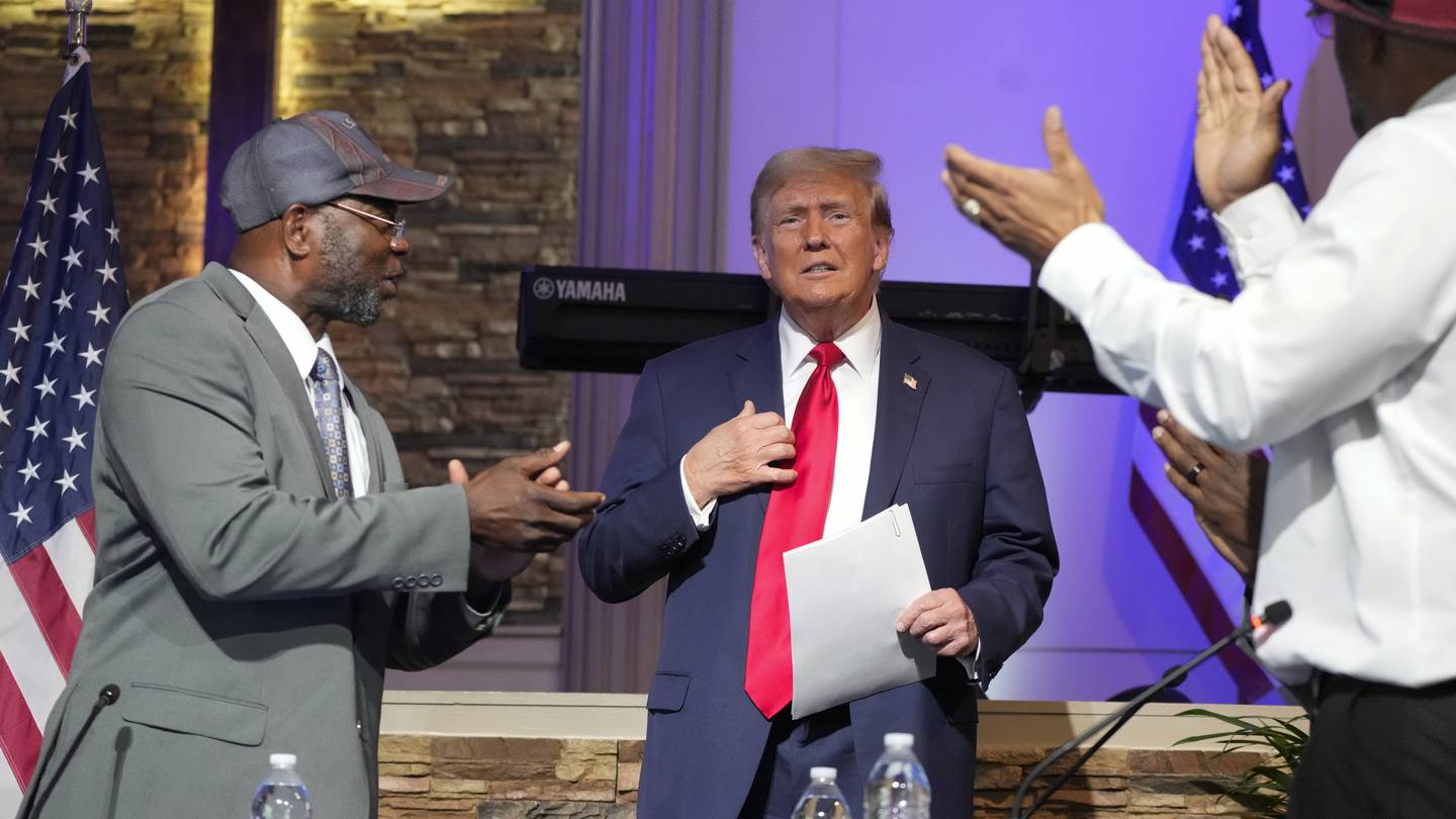 Trump blasts immigrants for taking jobs as he courts voters at a Black church, MAGA event in Detroit  WSB-TV Channel 2 [Video]