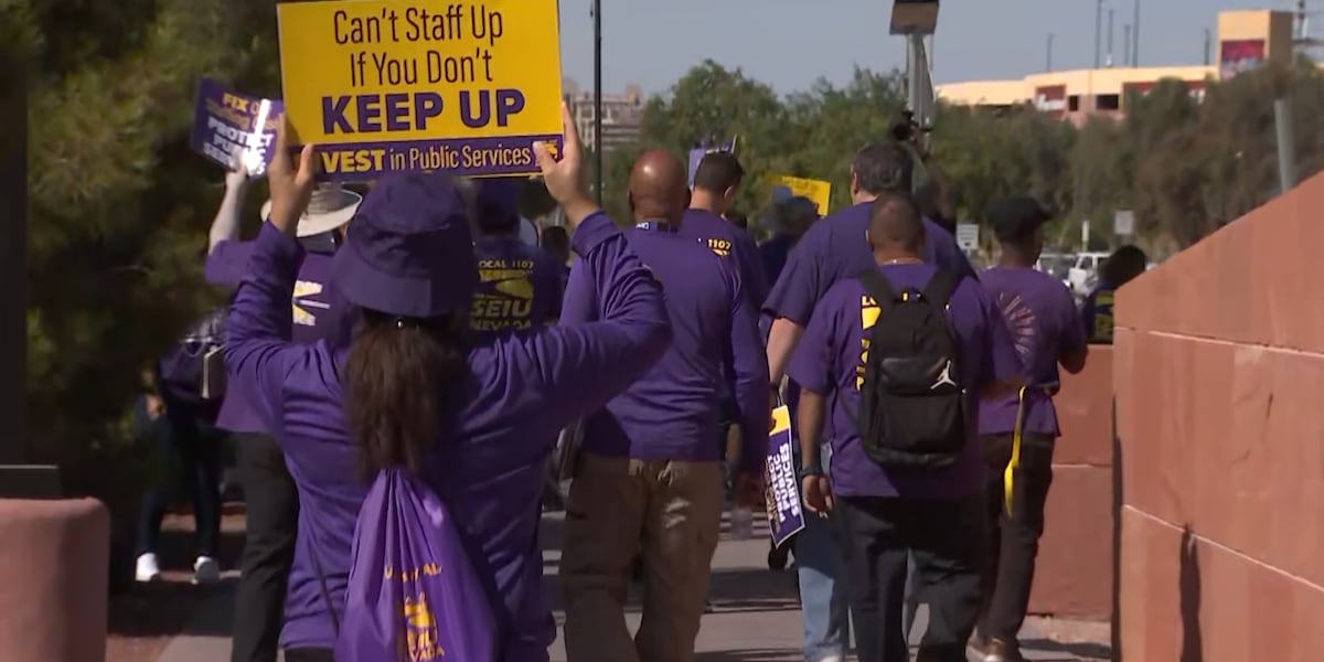 Cant staff up if you dont keep up: Clark County workers demand relief amid staff shortage [Video]