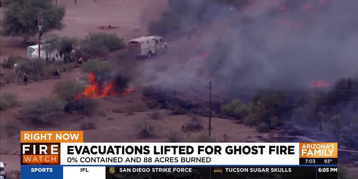 Ghost Fire burns 88 acres near Apache Junction, 0% contained [Video]