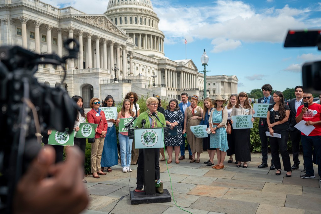 Pingree, other lawmakers draw attention to fast fashions toll on the environment [Video]