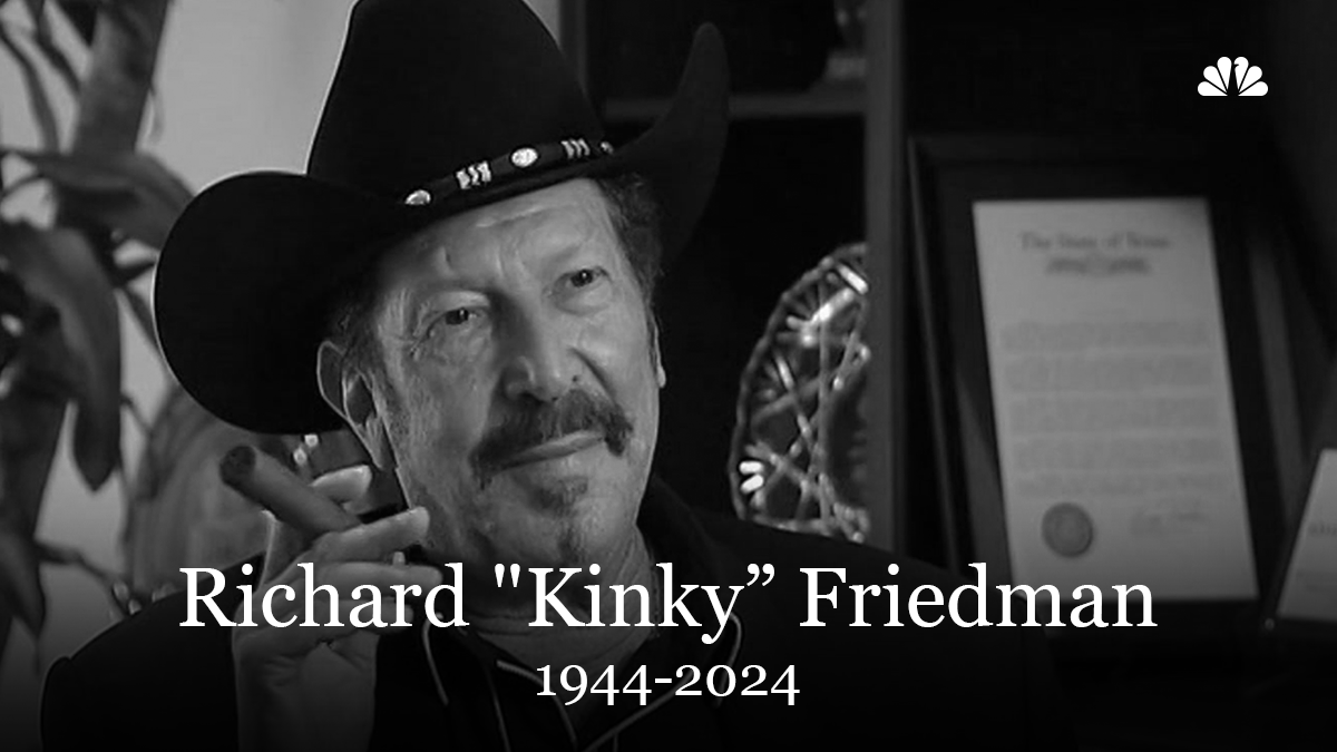 Kinky Friedman, an iconic Texas raconteur, satirist, musician and author has died  NBC 7 San Diego [Video]