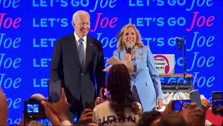 Joe Biden praised by wife for answering every question in debate | News [Video]