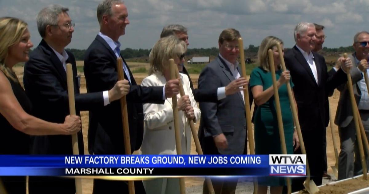 Ground broken Friday on battery cell plant in Marshall County | Mississippi [Video]