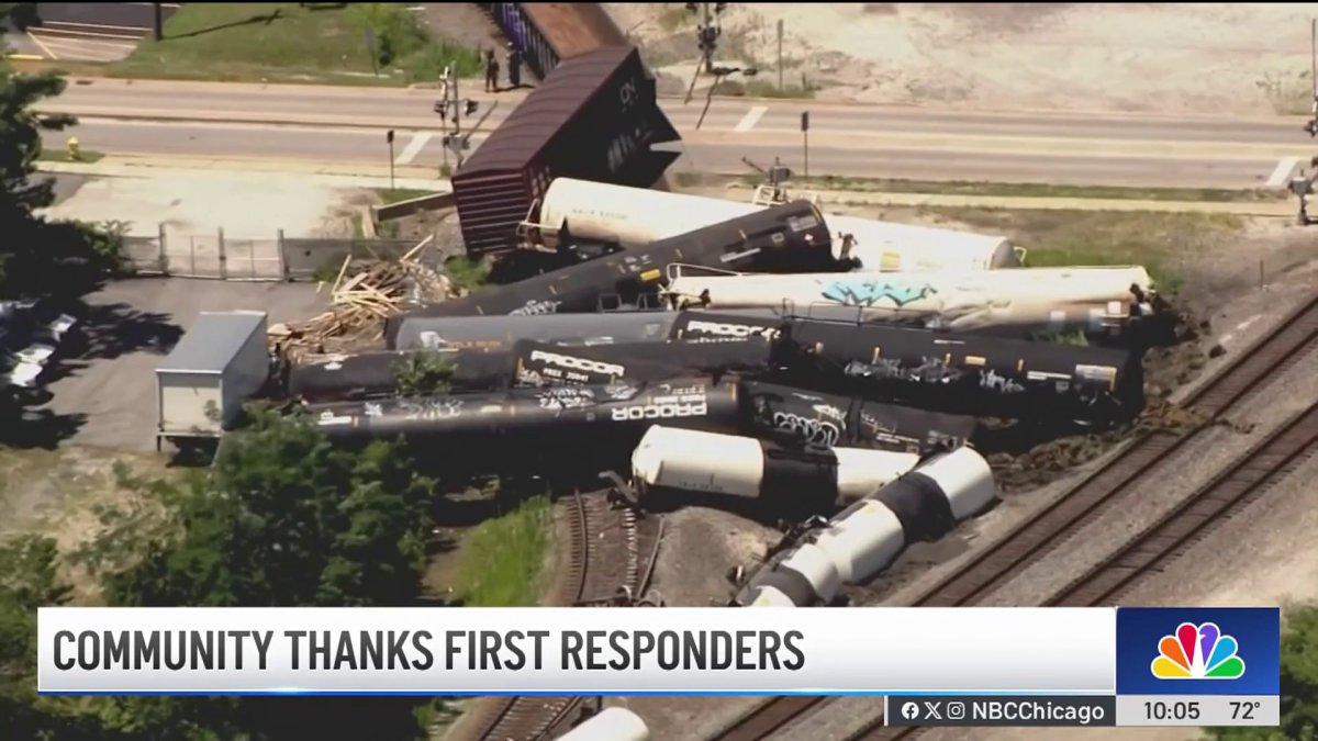 Emergency crews honored for response to Matteson train derailment  NBC Chicago [Video]