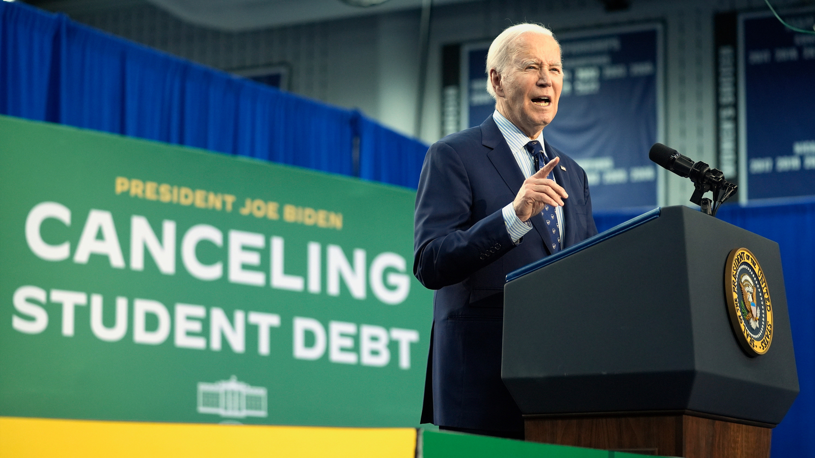 President Joe Biden lands temporary win as student loan repayment plan allowed to proceed [Video]
