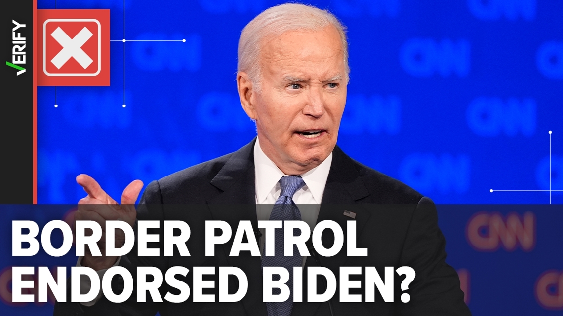 No, the Border Patrol Union hasnt endorsed President Biden [Video]