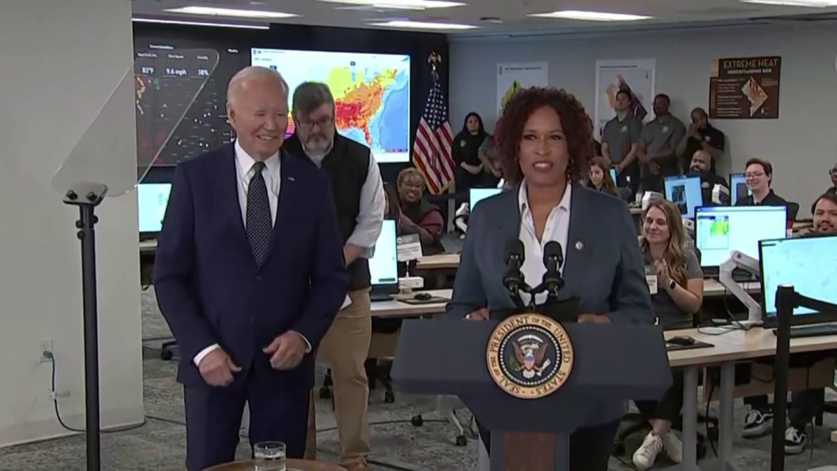 Biden visits DC emergency operations center, warns about climate change  NBC4 Washington [Video]