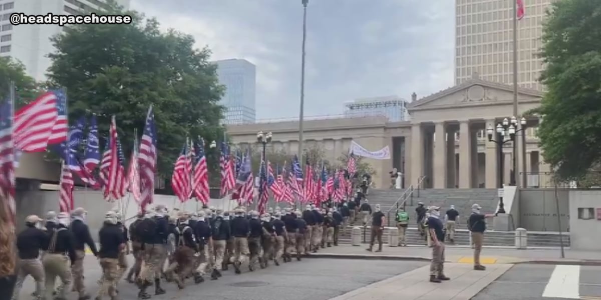 Calls for change after white supremacist hate group marches through downtown Nashville [Video]