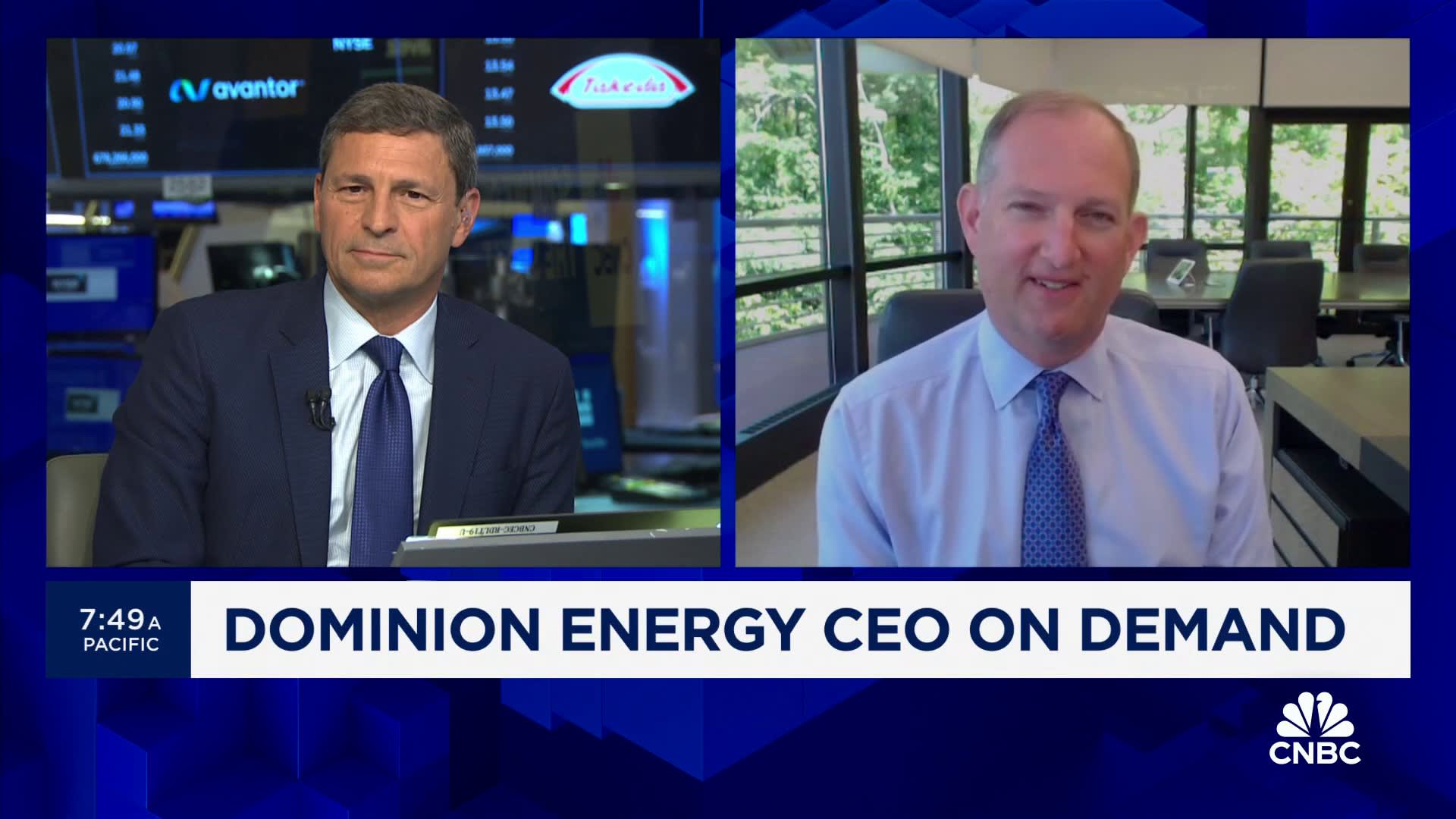 Watch CNBC’s full interview with Dominion Energy CEO Bob Blue [Video]