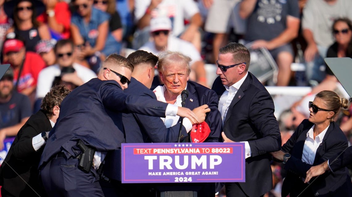 Donald Trump Rushed Off Stage by Secret Service After Possible Shots Fired [Video]