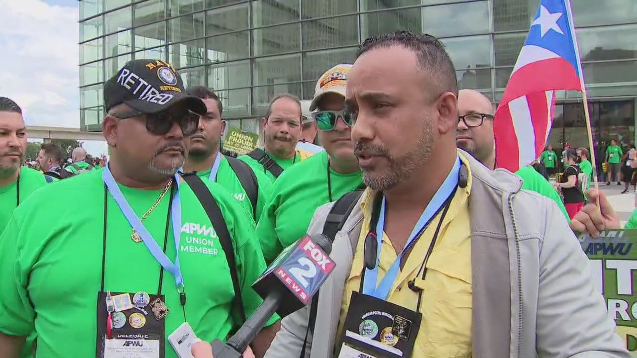 American Postal Workers Union rally in Detroit [Video]
