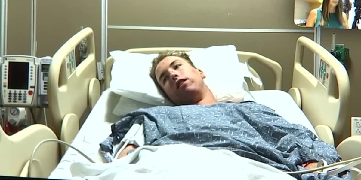 Teen struck by lightning recalls waking up on the ground: ‘I was trying to scream’ [Video]
