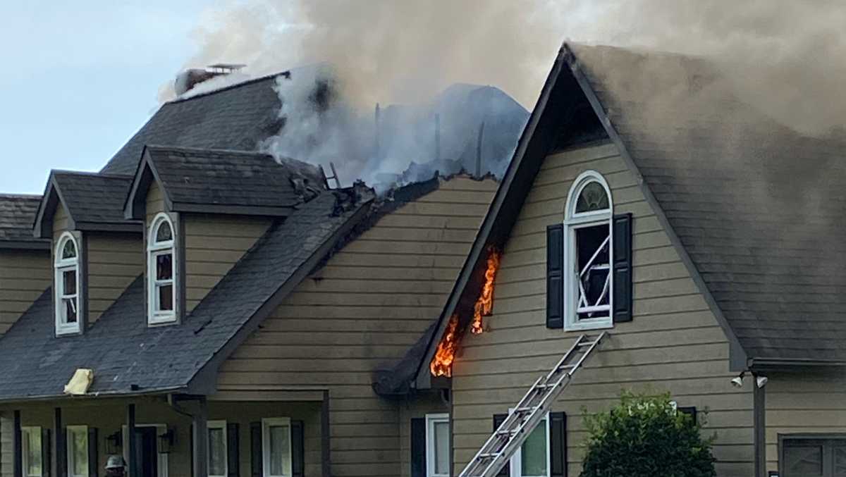 House fire likely caused by lightning strike [Video]