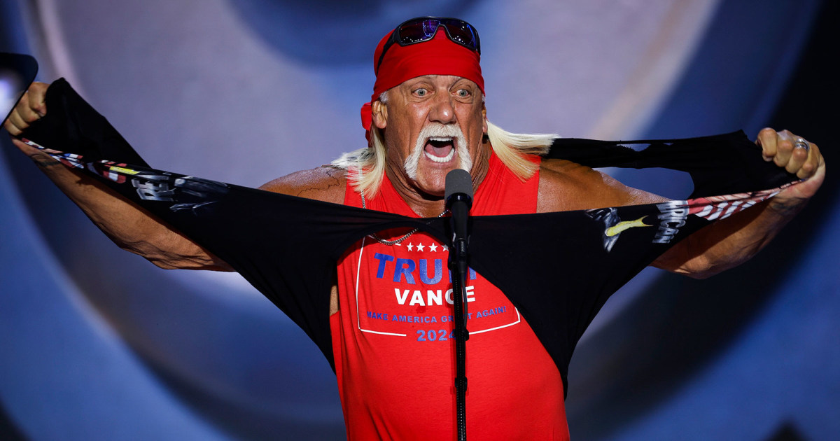 Watch: Hulk Hogan rips off shirt at Republican National Convention [Video]