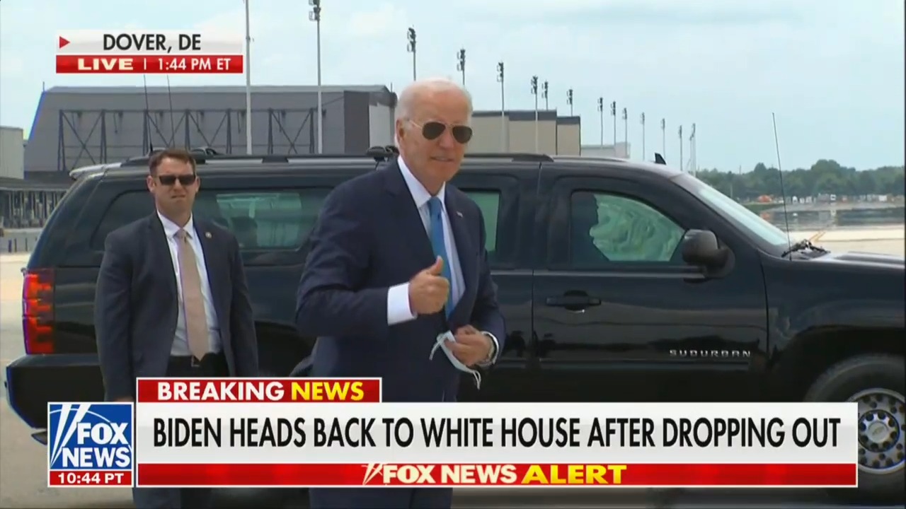 Biden Makes First Public Appearance Since Dropping Out [Video]