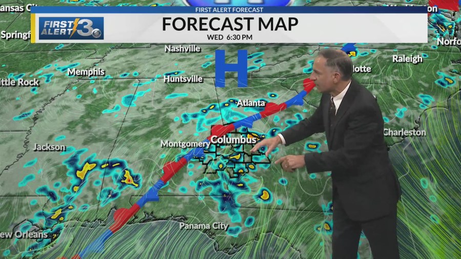Storms increase in coverage, front dissipates, drier air returns [Video]