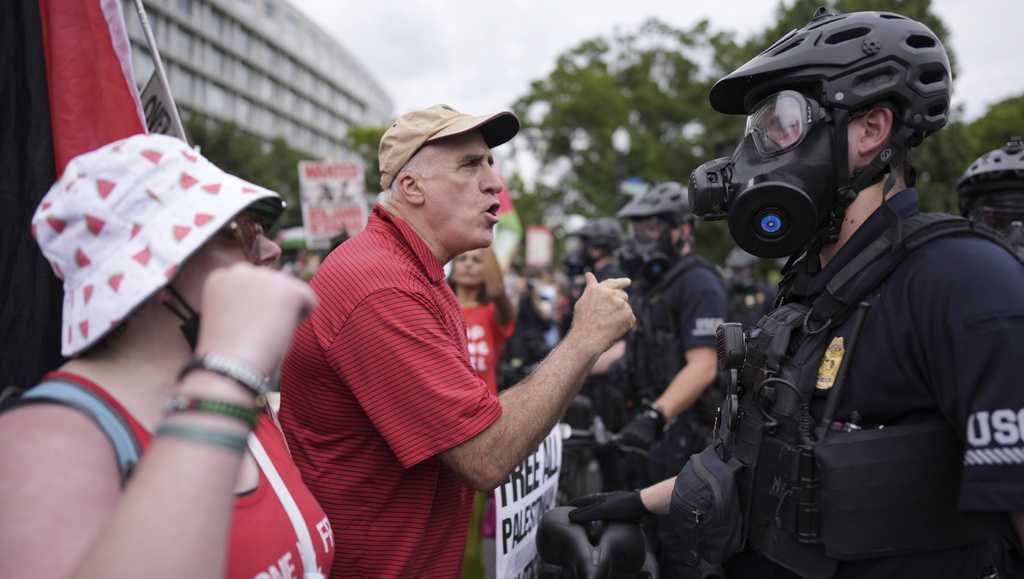 Police deploy pepper spray as crowd protesting Israel’s war in Gaza marches to the US Capitol [Video]