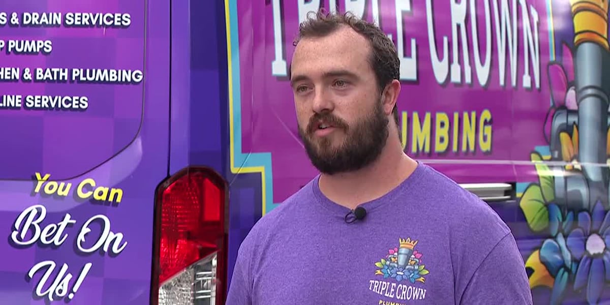 Plumber offers free monthly service to customers in need [Video]