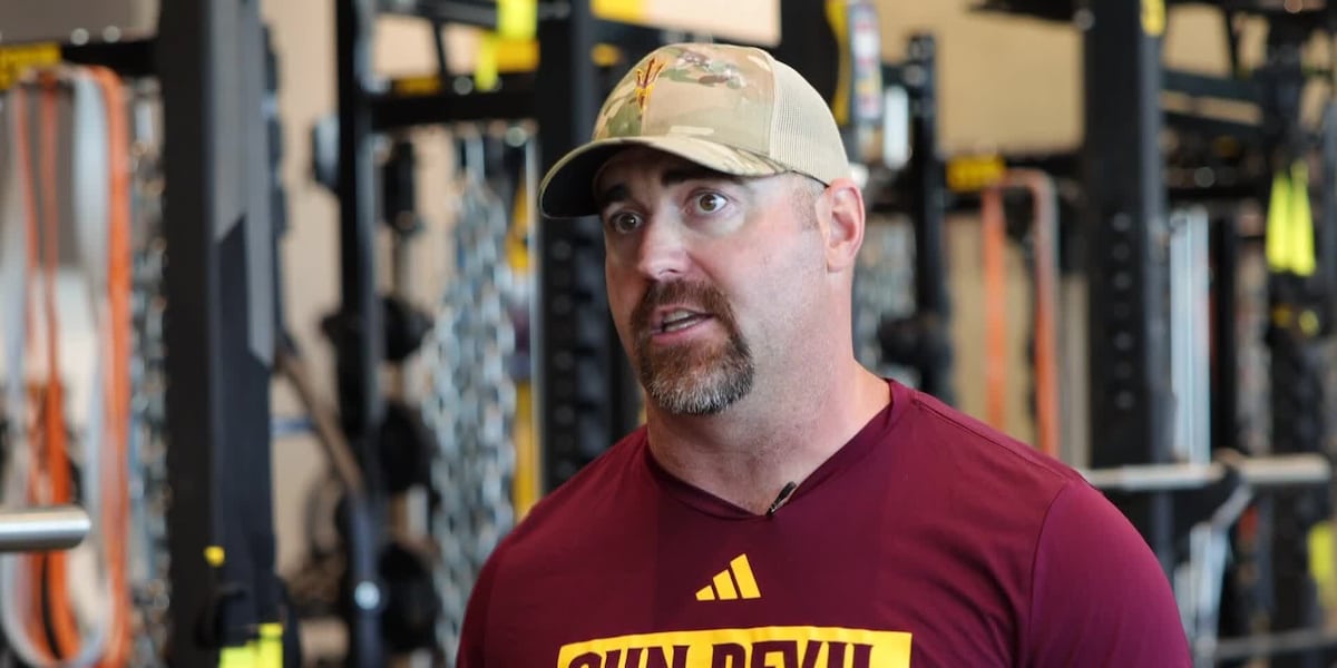 ASU football strength coach building up confidence, physical health in players [Video]